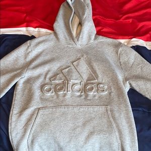 Light grey adidas sweatshirt